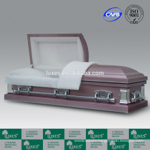 Casket Supplier LUXES US Style 18ga Funeral Casket For Sale